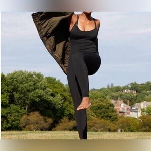 Aerie OFFLINE Real Me One Piece Black jumpsuit size XL